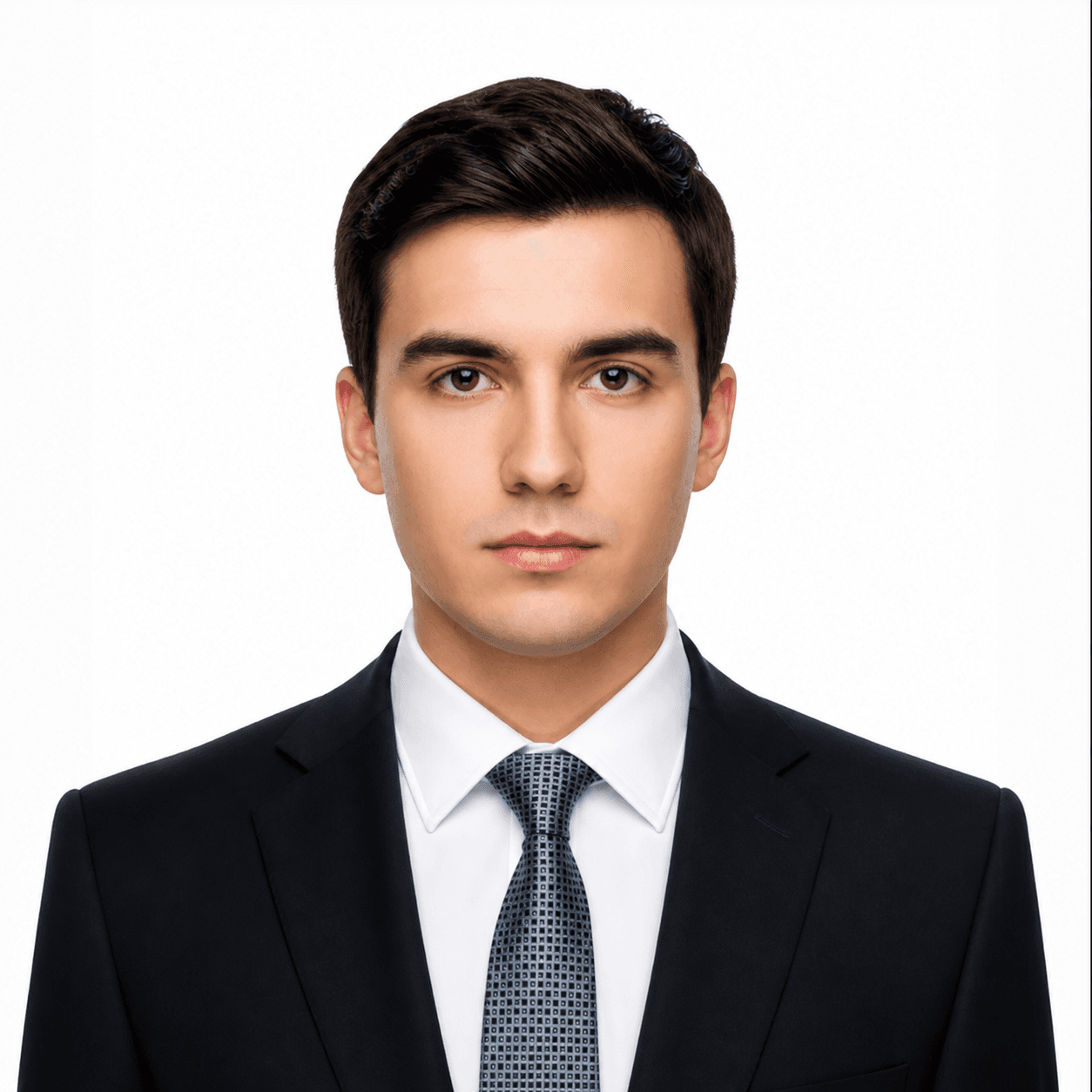 Passport photo, ready for official use